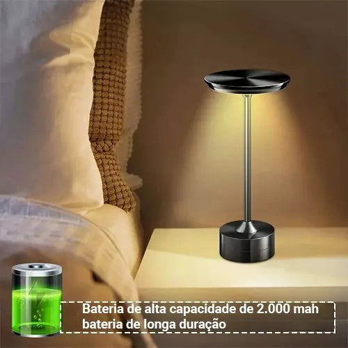 Luminária de Mesa Led Touch - Caandeiro Nórdico