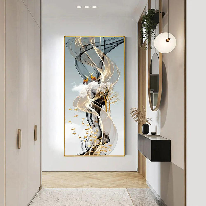 Arte de parede Luxuosa Pintura Moderna Luxo Decorativo