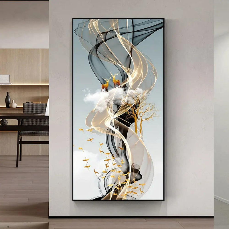 Arte de parede Luxuosa Pintura Moderna Luxo Decorativo