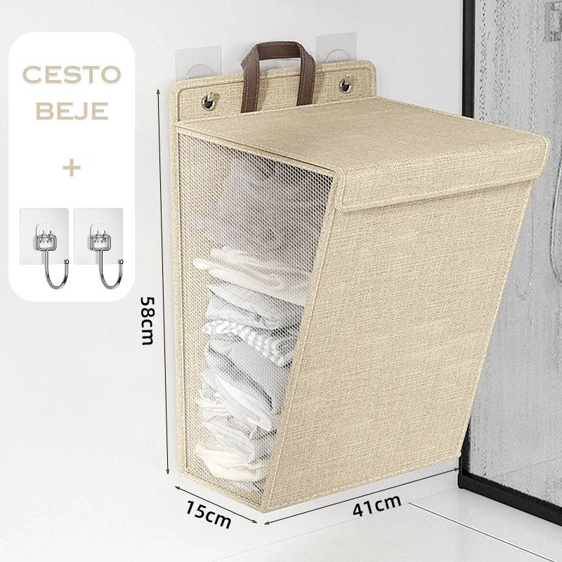 Cesto de Roupa Suja Dobrável SpaceSaver