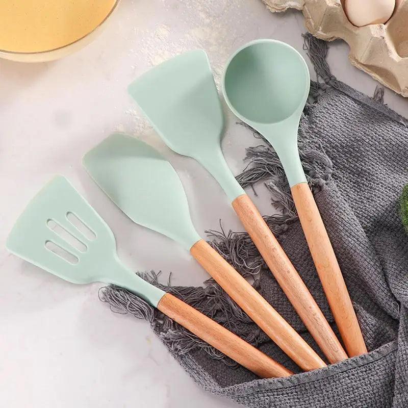 Conjunto de Utensílios para Cozinha Silicone