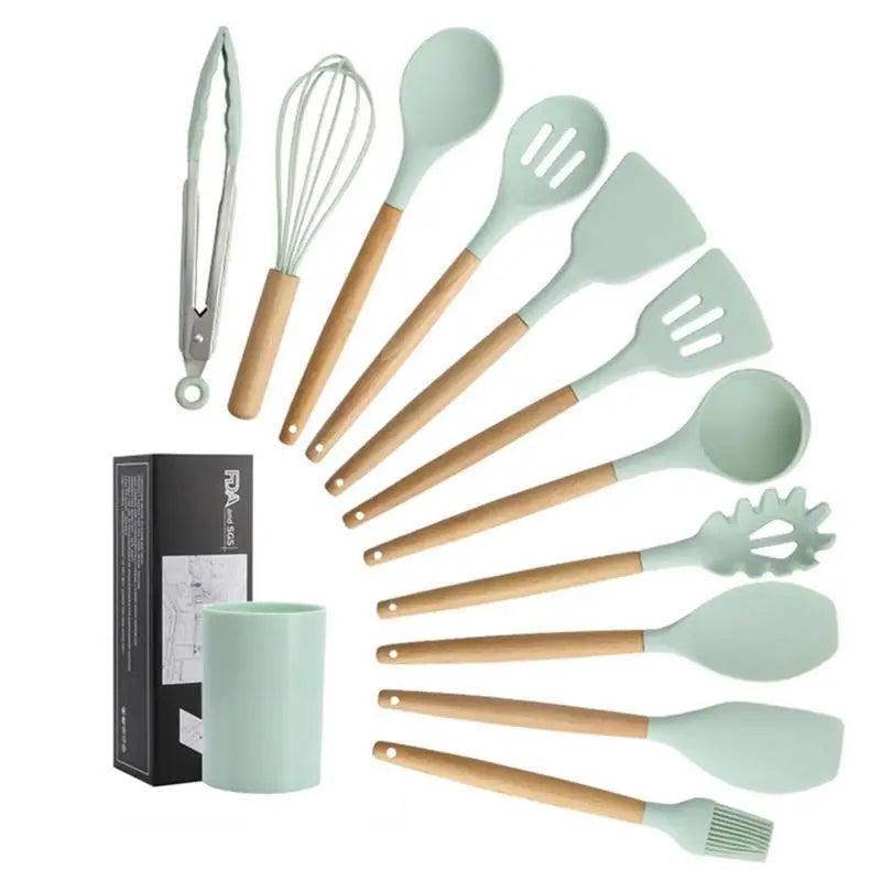 Conjunto de Utensílios para Cozinha Silicone