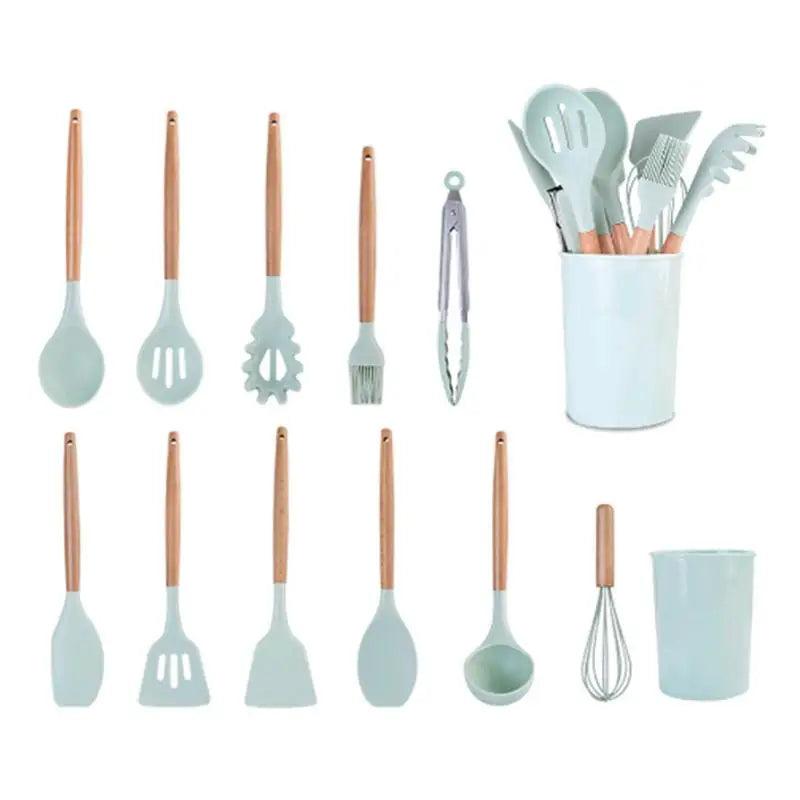 Conjunto de Utensílios para Cozinha Silicone