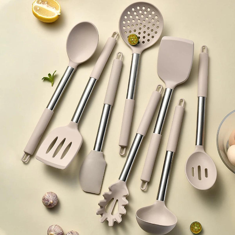 Conjunto Utensílios de Cozinha Silicone