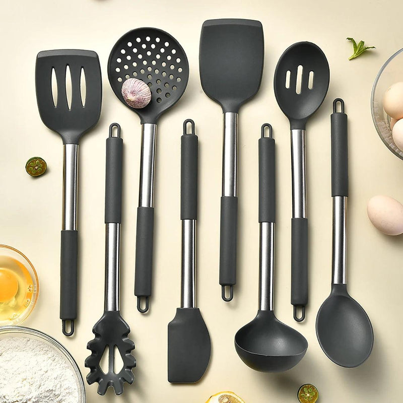 Conjunto Utensílios de Cozinha Silicone