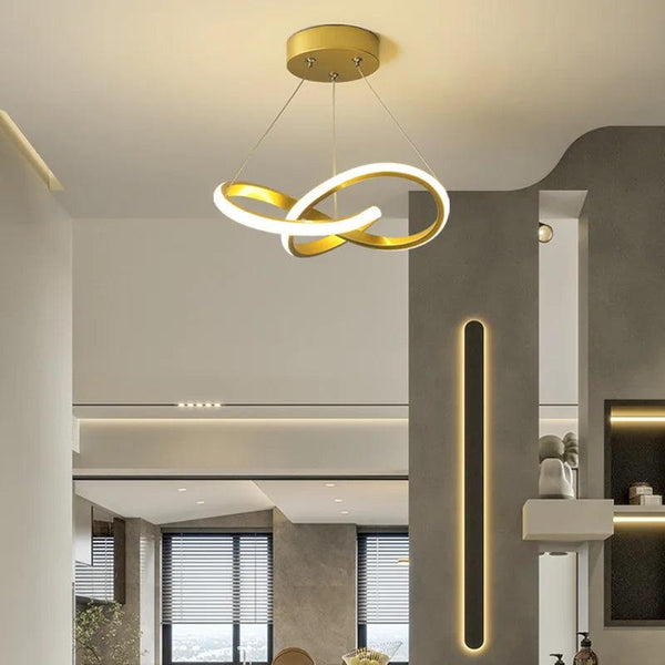 Lustre de Teto LED Casa Luxo Decorativo